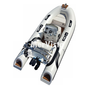 Bote Inflable RIB 390C con Casco de Fibra de Vidrio, Bote Inflable de PVC con Motor - Product Image 5