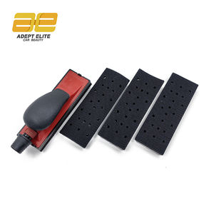 Bloque de Lijado Autoadhesivo Rectangular Rojo de 5mm 70*198mm, Sin Polvo, Dureza Media, para Madera y Metal, Abrasivo, OEM - Product Image 3