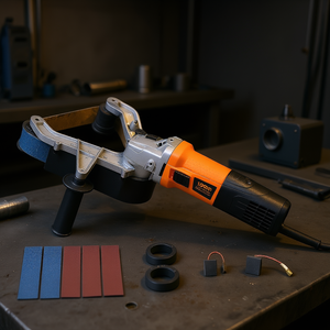 Pulidora de Tubos Vevor de 1000W, Lijadora de Banda de 6 Velocidades, Máquina para Eliminar Óxido, Herramienta Profesional - Product Image 2