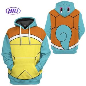 Wholesale Hot Charmander <strong>Pokemones</strong> Pika-chu Gengar Bulbasaur Snorlax Cosplay for Men Women Kids Printing Anime <strong>Hoodie</strong> Hooded - Product Image 5