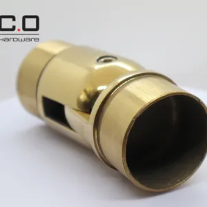 金色可调不锈钢管件连接器圆形管件
