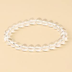 Magnifique 8mm Energy Power Crystal Reiki Healing Bracelet élastique pour femmes Trendy Semi-Precious Gemstones Beads Ball Shape - Product Image 5