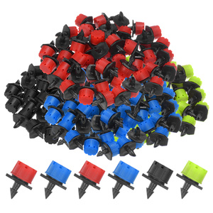 Excellent Fournisseur Chinois d'irrigation : Goutteur d'irrigation réglable, Émetteur à raccord cannelé 1/4 pouce, Arroseurs goutte à goutte pour système d'<span class=keywords><strong>arrosage</strong></span> de jardin - Product Image 1