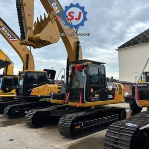 Excavatrice sur chenilles hydraulique Caterpillar CAT323 de 23 tonnes, faible nombre d'heures, engin de construction lourd à vendre, moteur CAT C7.1 - Product Image 5