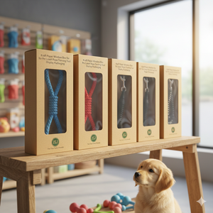 Caja <span class=keywords><strong>de</strong></span> Regalo Navideña <span class=keywords><strong>de</strong></span> Papel para Perros y Gatos, Empaque para Regalos Navideños, Caja <span class=keywords><strong>de</strong></span> Cartón Corrugado para Set <span class=keywords><strong>de</strong></span> Artículos para Mascotas Grandes - Product Image 5