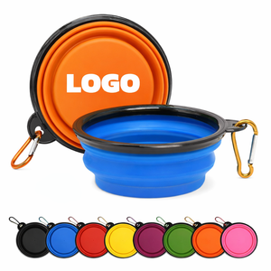 Tigela de Viagem Dobrável Personalizada para Cães em Silicone - Product Image 1