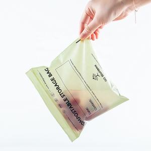 Sac zip-lock de stockage alimentaire réutilisable de cuisine compostable PLA biodégradable et amidon de maïs pour l'emballage - Product Image 6