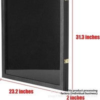 Fabricant de vitrines universelles sur mesure pour maillots de sport, cadre multi-usages avec porte magnétique, marque privée