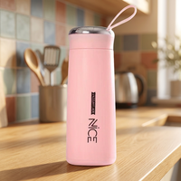 Nouvelle bouteille d'eau en verre avec cristaux infusés, bien-être, 400 ml, écologique, logo personnalisé, cadeau promotionnel, vente en gros, multicolore