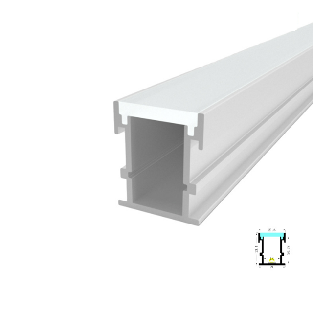 1M 2M Recessed Mounting Bracket Custom Length Cabinet Corner Lights Led Profile Underground Floor Aluminum Extrusion Channel