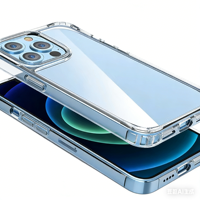 Coques de téléphone portable en silicone liquide transparent HD anti-jaunissement, étanches, antichoc, unies, pour sports, compatibles avec les modèles 14/15/16/16e Pro Max Plus