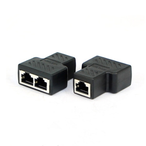 ตัวแยกเครือข่าย Rj45 8P8C 2 พอร์ต อะแดปเตอร์เชื่อมต่ออีเธอร์เน็ตสำหรับอุปกรณ์เครือข่ายคอมพิวเตอร์ - Product Image 4