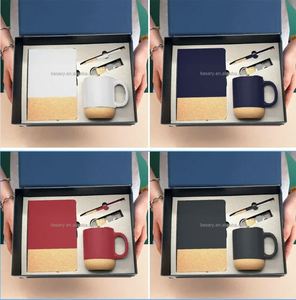 Recuerdos Empresariales Ecológicos, Llavero, Cuaderno de Madera con Bolígrafo, Taza de Café de Cerámica, Juego de Regalo Corporativo Promocional Personalizado - Product Image 1