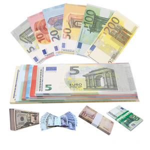Euro đạo cụ tiền đóng gói tiền mặt Bộ phim phim cung cấp phục sinh bên trò chơi năm mới trang trí April đánh lừa Trò Đùa mới lạ - Product Image 6