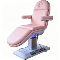 Table de massage et de soin pour cils, chaise de salon de beauté inclinable et confortable pour spas, esthéticiennes, maquillage et massages faciaux