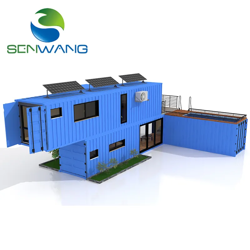 Chinese Prefabricated House Shipping Container Home 40 feet Container House competitive price 40ft shipping container house