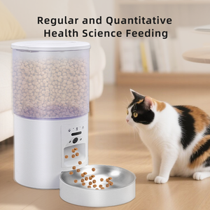 Intelligent Charge Automatic Dog Feeder APP Timed Portable <strong>Food</strong> <strong>Dispenser</strong> Solid Pattern Video Remote Control Plastic for <strong>Puppy</strong> - Product Image 5