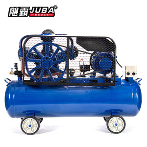 Compresor de Aire Industrial Juba 5.5Kw 380V Tipo Pistón Lubricado con Aceite, con Tanque y Ruedas - Product Image 3