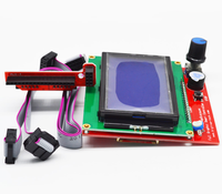 YouQi pengontrol tampilan grafis LCD 12864, papan kontrol cerdas dengan adaptor, printer 3D