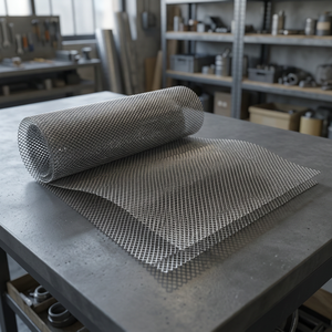 Malla Metálica Expandida de Aluminio de Precisión CR MS, Lámina de Seguridad, Partición, Refrigeración, IRPJ ENGINEERS, Modelo IE 350, Resistente a la Corrosión - Product Image 1