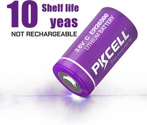 Tiểu pin lithium er26500 3.6V 9000mAh C Kích thước lisocl2 Pin - Product Image 2