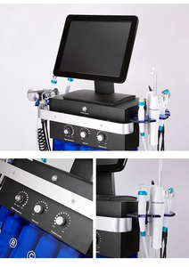 Appareil de nettoyage facial multifonctionnel 14-en-1 avec aspiration, peeling au diamant, dermabrasion douce et sûre, prise US - Product Image 5