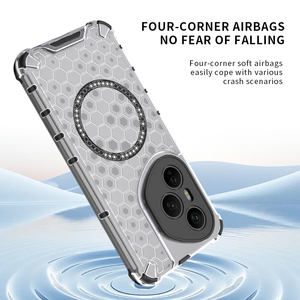 Zware Tpu Honingraat Telefoonhoes Voor Samsung S25 Edge S24 Ultra S23 Fe S26 Plus 5G Warmteafvoer Magnetische <span class=keywords><strong>Holster</strong></span> - Product Image 5