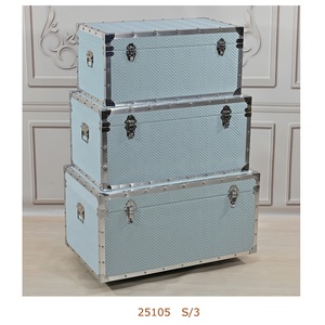 Hình chữ nhật gỗ nhà lưu trữ ngực thân cây Hộp thực tế đồ lặt vặt tổ chức - Product Image 1