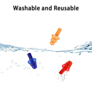 سدادات أذن 32dB قابلة لإعادة الاستخدام من المصنع-سدادات أذن سيليكون - Product Image 4