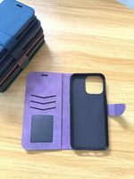 Étui portefeuille en cuir pour iPhone 18 Pro Max, étui de protection professionnel pour iPhone 17 16 Samsung S26 Ultra S25 S24 A16 M36, type livre