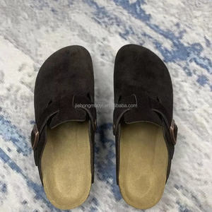 Zuecos Birkenstock de Diseño para Verano, Mules Casuales Planos para Jardín, Fiestas, Ligeros, Transpirables, con Forro de Cuero y EVA - Product Image 1