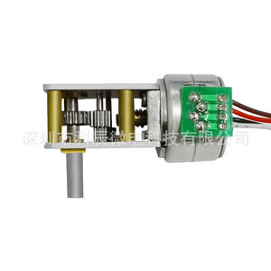 Motor paso a paso con reductor de engranajes helicoidales 15By, 0.1Nm de torque, eje de 5.0mm para rotación de cámara gimbal - Product Image 1