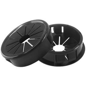 Gromet kabel 1-1. 1/2 inci penutup lubang kawat jenis gesper berbentuk kelopak untuk manajemen kabel dan perlindungan kabinet - Product Image 1