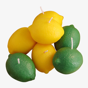 Bougie parfumée artisanale en cire de soja biologique en forme de fruits, créative, orange, citron, tomate, <span class=keywords><strong>fraise</strong></span>, pomme, cadeau Diwali - Product Image 5