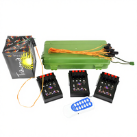 Récepteur ZZY 4D à effets spéciaux 12 canaux pour équipement de mariage, fil de cuivre en plastique, extérieur, Thanksgiving, Noël, Ramadan, à piles