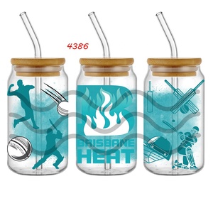 Transferts pour gobelets Big Bash League BBL Designs Uv Dtf, 16 oz, 20 oz, livraison gratuite, faciles à appliquer - Product Image 2