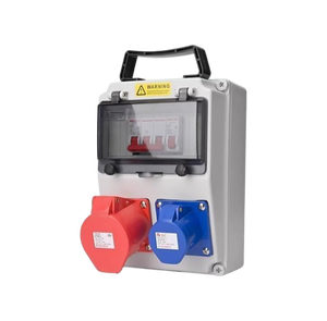 Portable industrial waterproof socket distribution <b>box</b> (default Delixi, other brands can be customized) Configuration 2 - Product Image 4