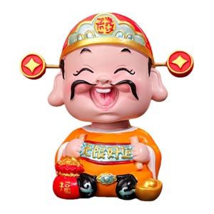 Pièces de décoration de camion de haute qualité, figurine du Dieu de la Richesse pour cabine de camion, 7cm*4cm*7.5cm, différents styles disponibles - Product Image 2