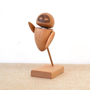<span class=keywords><strong>Wally</strong></span> Eva artesanías de madera maciza creativo lindo registro muñeca decorativa pareja para boda <span class=keywords><strong>Navidad</strong></span> vacaciones carteles de pared personalizables - Product Image 4