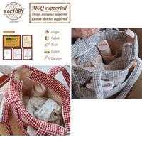 Sac à main matelassé tendance pour femme enceinte, pour ranger les affaires de bébé, peut être accroché à la poussette, sacs pour maman