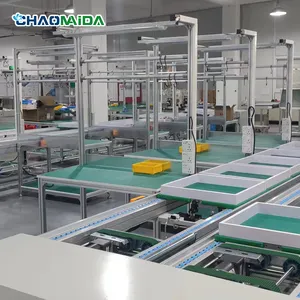 wood pallet assembly line machine Double speed chain conveyor home appliance assembly line