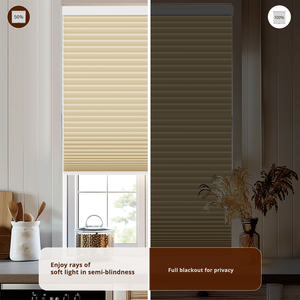 Tùy chỉnh kích thước không dây Ánh Sáng Lọc tổ ong Rèm hiện đại xếp li cửa sổ Shades cho Windows từ trên xuống từ dưới lên điện - Product Image 5