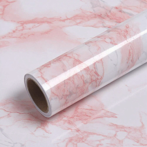Papel Tapiz Moderno 3D de Mármol Rosa, Impermeable, <span class=keywords><strong>Autoadhesivo</strong></span>, Vinilo Decorativo Geométrico para Cocina y Apartamento - Product Image 3