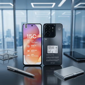 Precio Bajo Original, Teléfono Celular 15C 5G, Pantalla OLED de 6.9 Pulgadas y 120 Hz, 8 GB de RAM, 256 GB de Almacenamiento, Octa-Core, Doble SIM, Bandas EU Compatibles, Precio de Fábrica - Product Image 1