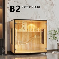 Meubles pour chiens et chats d'intérieur modernes personnalisés OUFA, maison artisanale, cages pour petits animaux, armoires pour animaux de compagnie