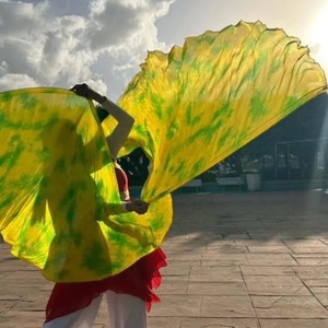 <span class=keywords><strong>Iglesia</strong></span> danza seda Banner adoración alabanza 100% seda banderas mujeres Festival banderas - Product Image 5
