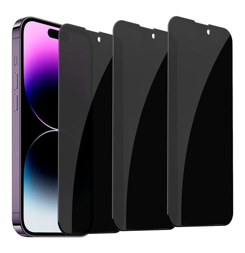 Protecteurs d'écran de confidentialité protecteur d'écran Anti espion pour Iphone Xr 11 12 13 14 15 Pro Max Mini protecteur d'écran de confidentialité confidentialité