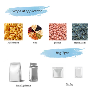 Llenado automático de pesaje, bolsa rotativa Doypack, bolsa de embalaje de frijoles, tuercas, máquina de llenado de sellado de pipas de pistacho - Product Image 5