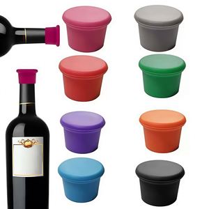Food Safe Silicone Wine Bottle <b>Stoppers</b> Reusable Preservation Sealing Caps Silicone Wine Plugs Leak-Proof Design for Daily Use - Product Image 1
