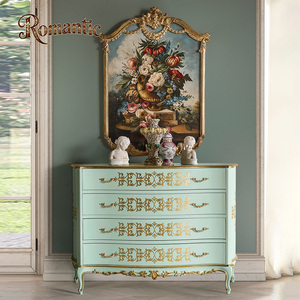 مجموعة أثاث غرفة نوم على الطراز الفرنسي الروكوكو الحديث، أثاث غرفة نوم كامل صديق للبيئة وأنيق - Product Image 6